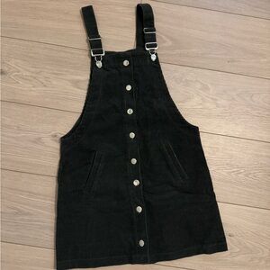 Francesca's Collections Black Corduroy Dress